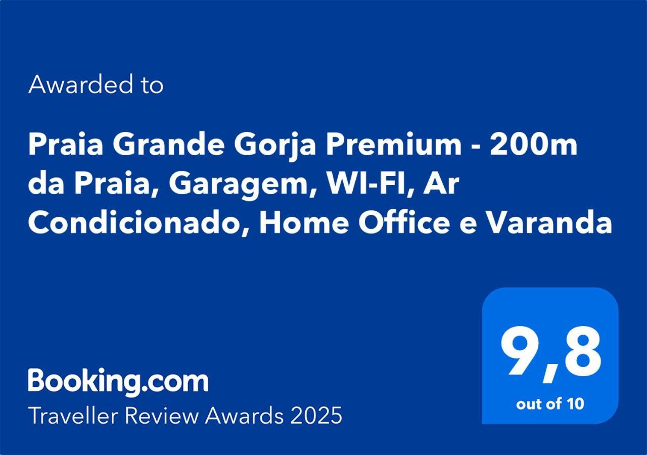 Grande Gorja Premium - 200m Da Praia, Garagem, Wi-fi, Ar Condicionado, Office E Varanda Praia Grande (Santos)